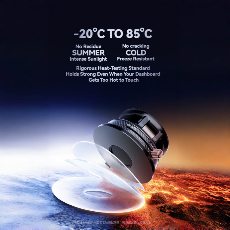 Universal Vacuum Suction Magnetic Phone Mount