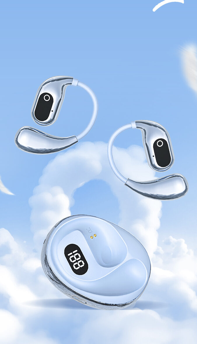 open-ear tws true wireless earbuds BT AI translated