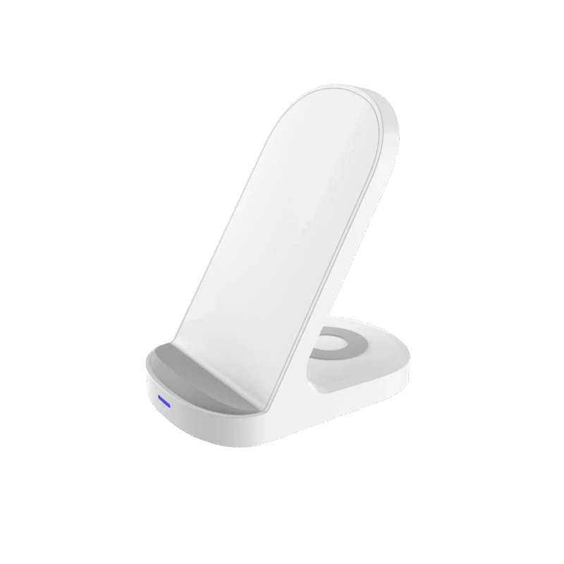 15W fast wireless charger stand for iPhone and earbuds