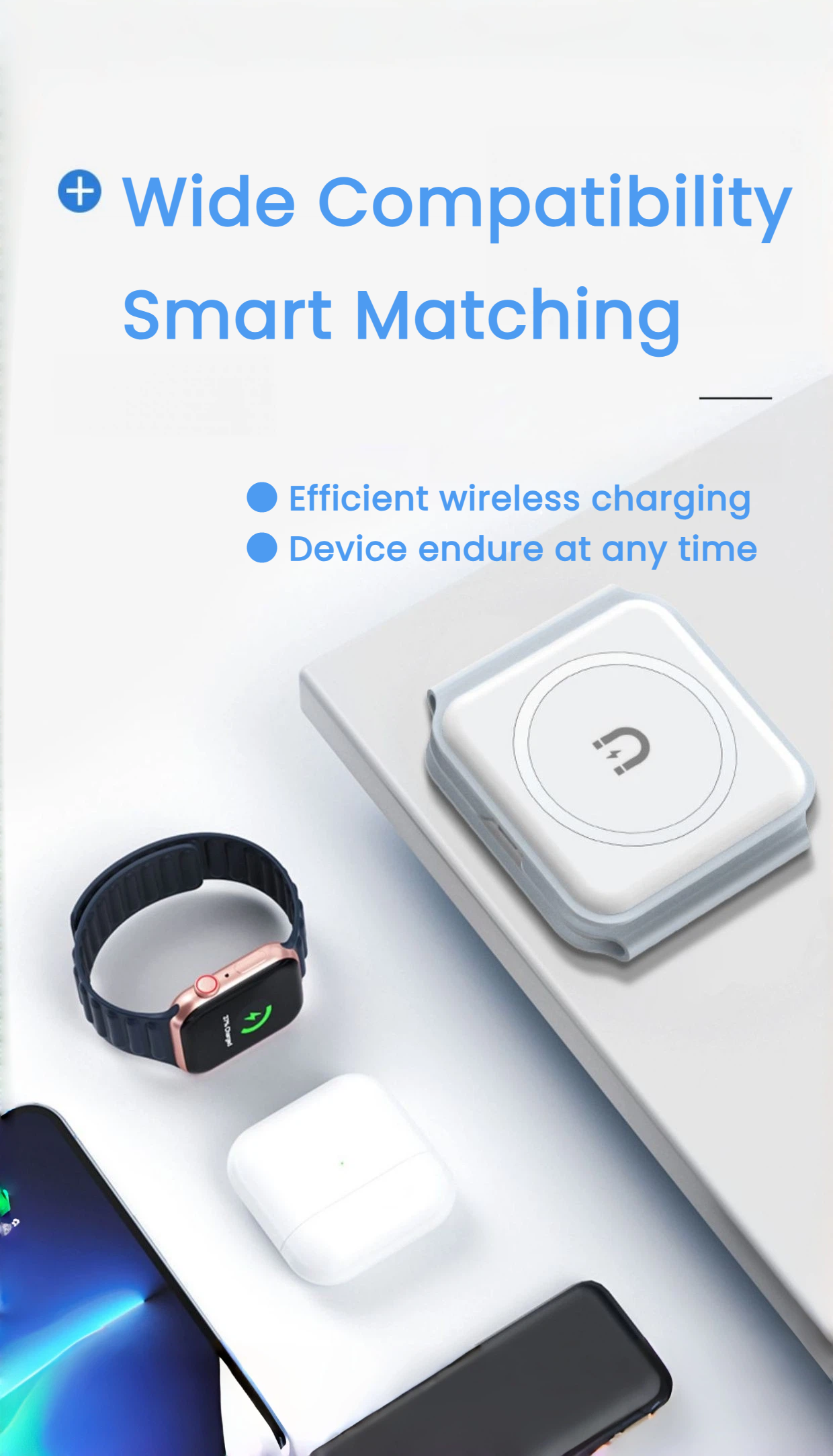 Fireproof magnetic wireless charging pad