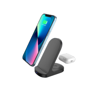 wireless charging stand for phone and earbuds