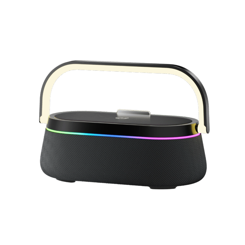 all-in-one bedside table organizer with speaker Qi2 Certified