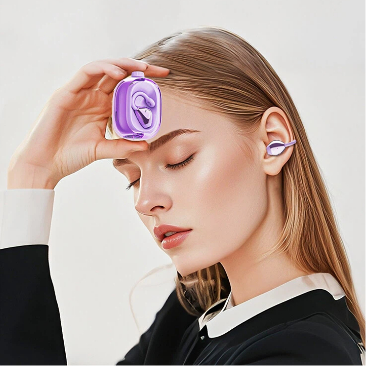 comfortable Clip-on In-Ear TWS Earbuds for all day wearing