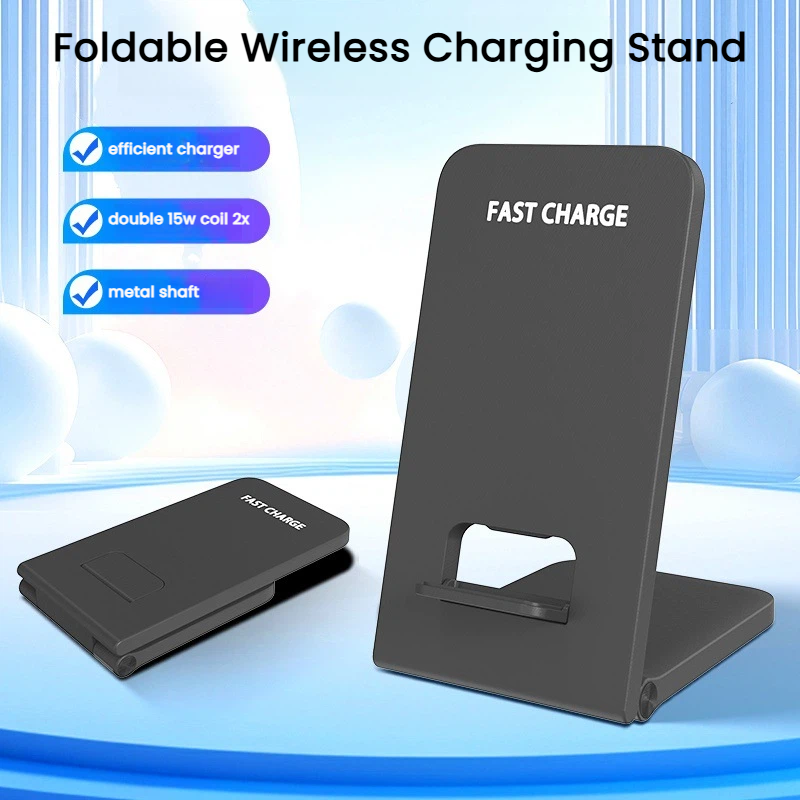 caricatore wireless con base in silicone antiscivolo