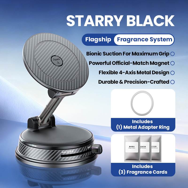 Adjustable Aromatic MagSafe Mobile Stands, Laica Dashboard MagSafe Holder with Aroma