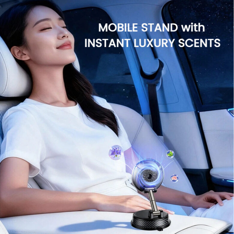 Foldable MagSafe Stand for Dashboard Use, Laica Wall-Mounted Adjustable MagSafe Holder