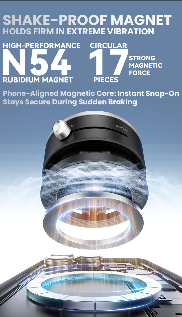 Magnetic phone holder for retail display