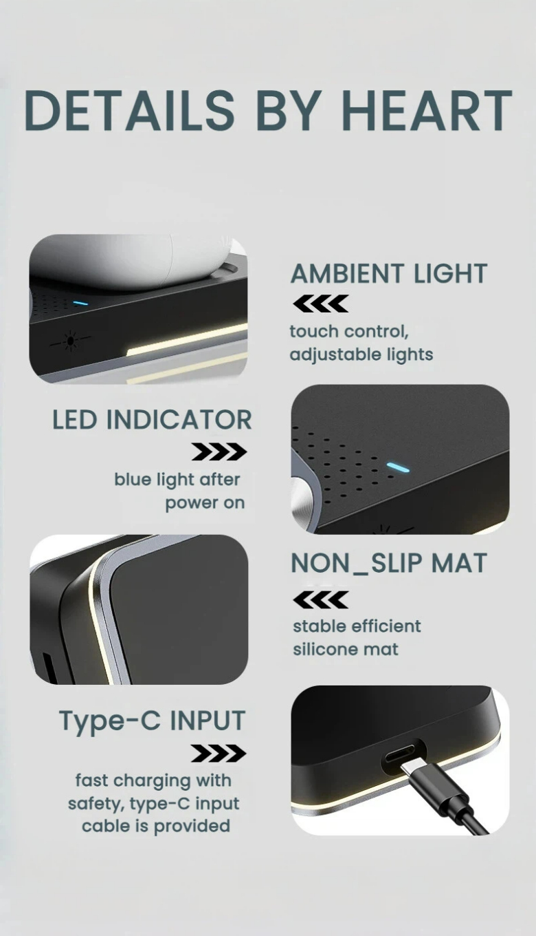 15w fast charging magsafe wireless charger Laica