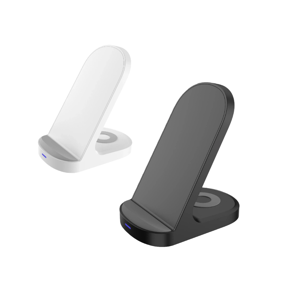 premium wireless charging stand for phone and earbuds