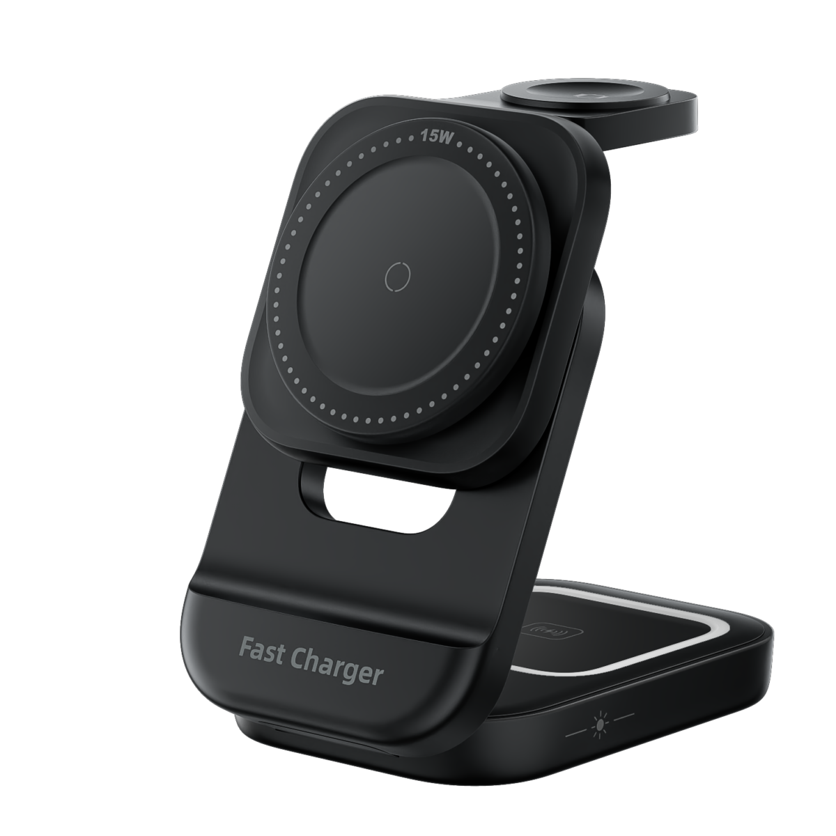 interactive folding wireless MagSafe charger