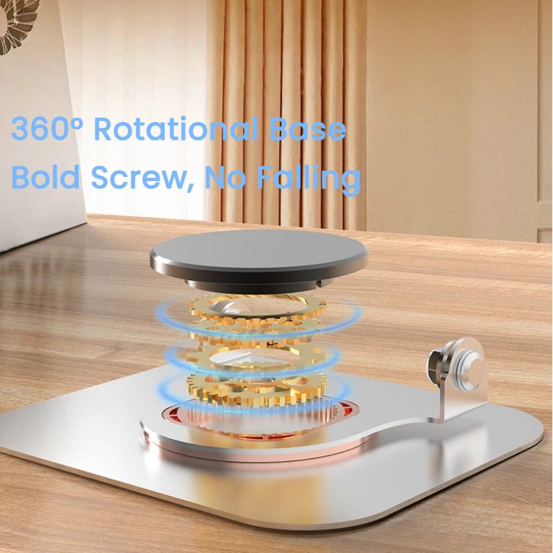 Folding carbon steel laptop stand