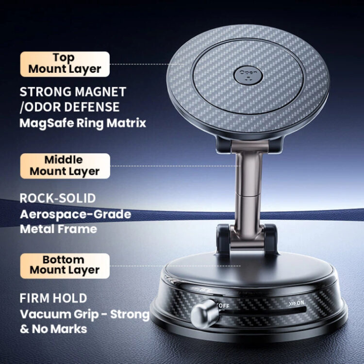 Aromatic Wall-Mounted MagSafe Stand, Wall-Mounted MagSafe Mobile Stand by Laica