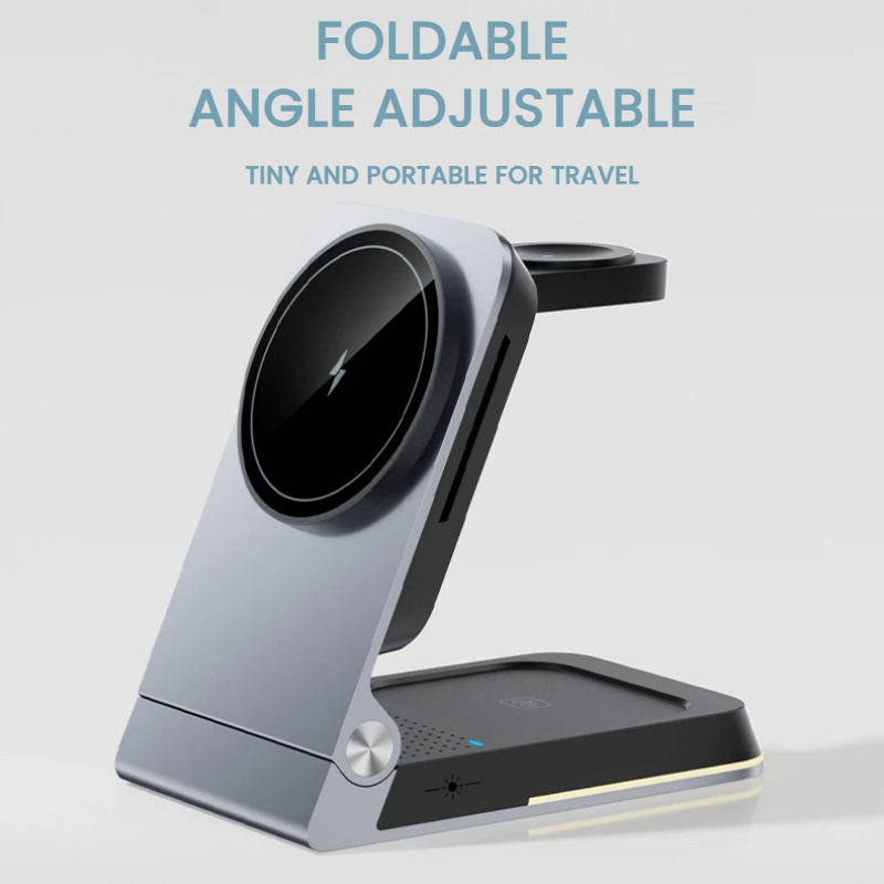 Wireless MagSafe charger for travel and home, 15w fast charging magsafe wireless charger