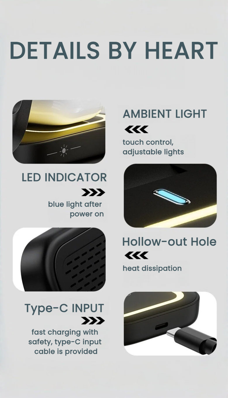 Laica MagSafe wireless charger 3-in-1