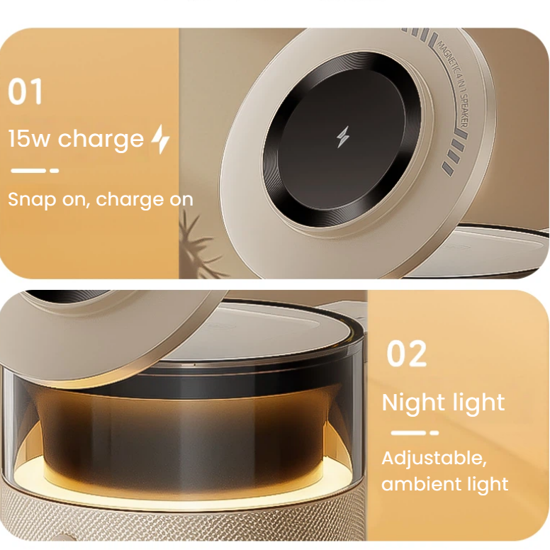 Nightstand organizer with charging capabilities