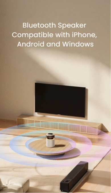 3-in-1 wireless charging station with speaker