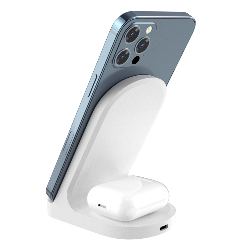dual orientation wireless charging holder