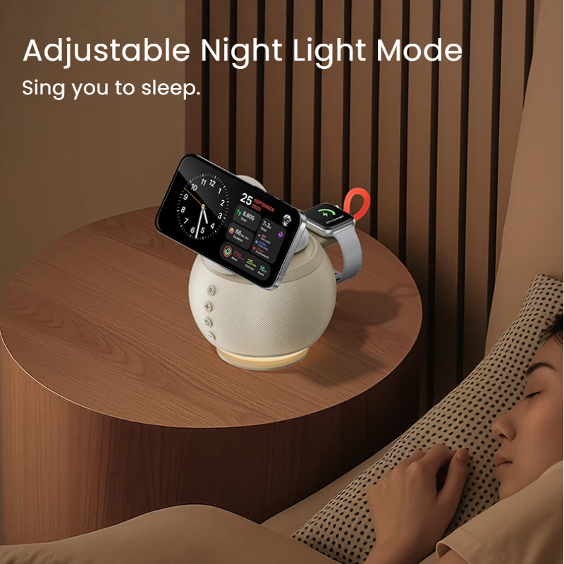 6-in-1 magsafe charger speaker for iPhone and Watch