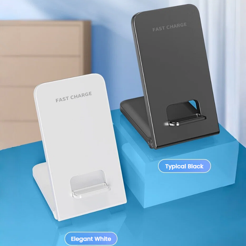 caricatore wireless con cerniera in metallo