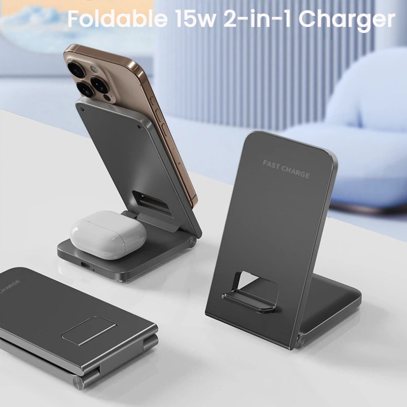 caricabatterie wireless per scrivania