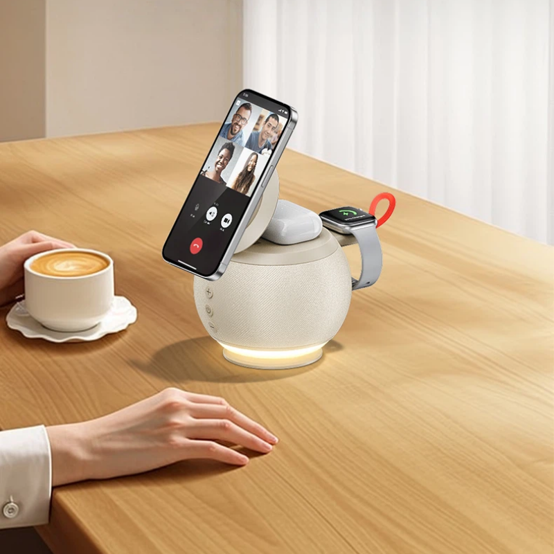 bedside magsafe charger with speaker