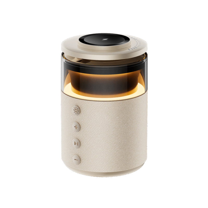 Triple charging bedside Bluetooth speaker