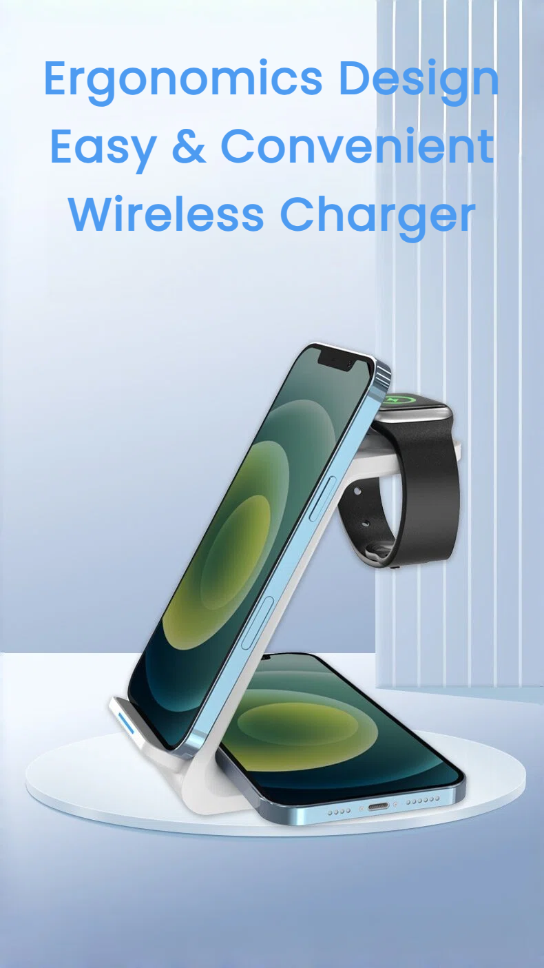 bedside table wireless charger without bright lights