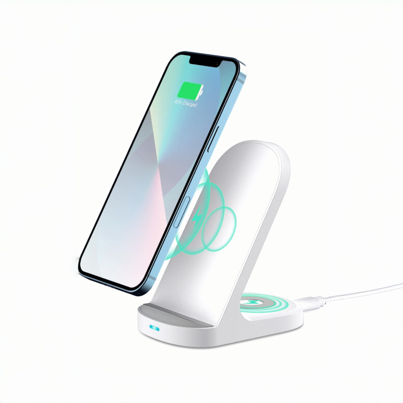 2-in-1 desk accessory wireless charger 15w