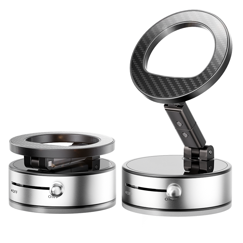 silver strong magnetic car phone holder