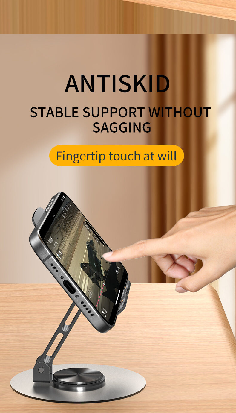 Ergonomic Phone Stand for Healthy Desktop Viewing